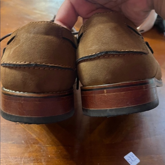 Tommy Hilfiger Brayo Oxford Men's US 10.5 Brown Memory Foam Dress Shoes - Picture 4 of 5